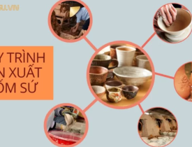 Quy trình sản xuất gốm sứ 5 bước tạo sản phẩm CHẤT LƯỢNG- đó đây