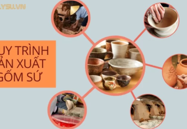 Quy trình sản xuất gốm sứ 5 bước tạo sản phẩm CHẤT LƯỢNG- đó đây